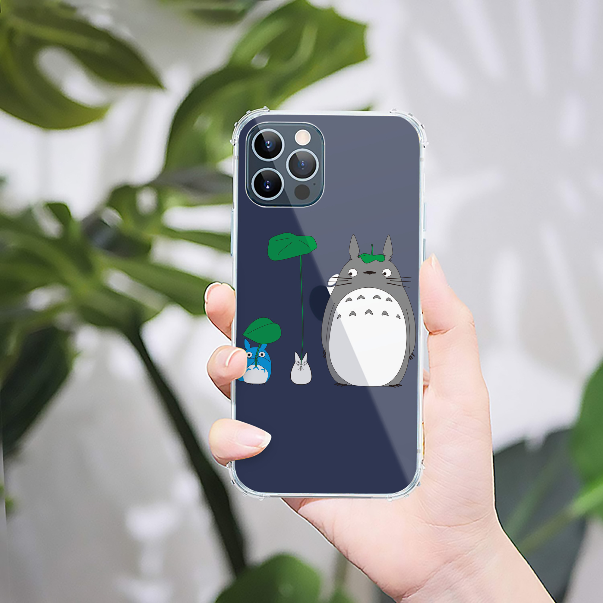 （画像用） となりのトトロ 草壁メイ 草壁サツキ My Neighbor Totoro Satsuki Kusakabe Mei Kusakabe 【iPhone 12シリーズ対応】透明スマホケース（クリアソフトケース）